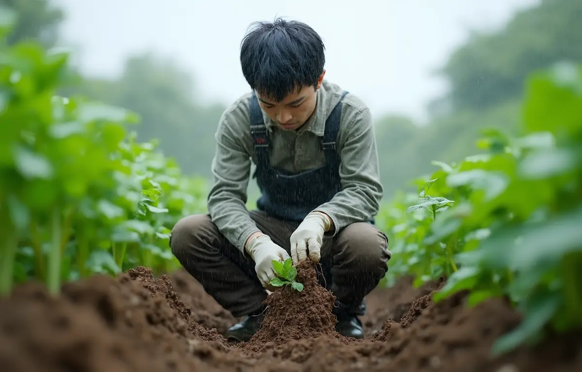 菌ちゃん農法での収穫トラブルとその回避策