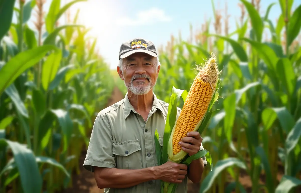 菌ちゃん農法で育てたとうもろこしの成功事例とその要因