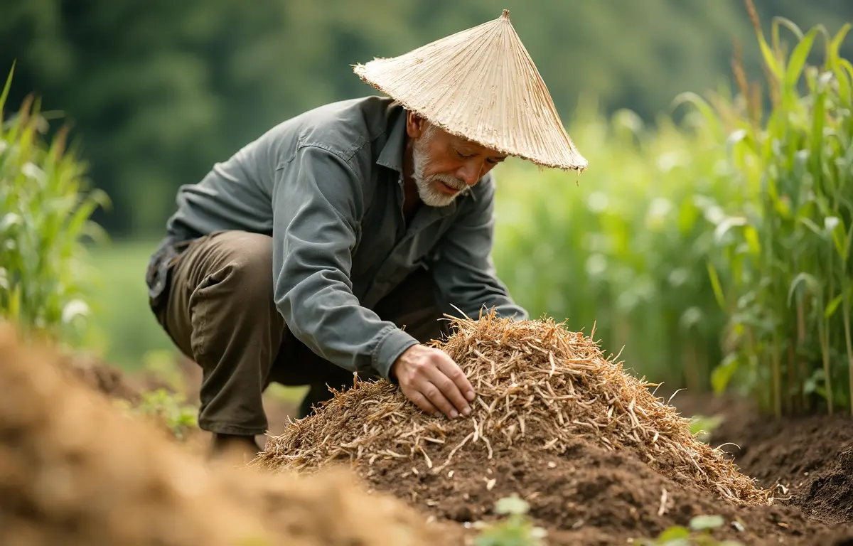 ゼロ円でできる菌ちゃん農法:竹と自然資材の活用