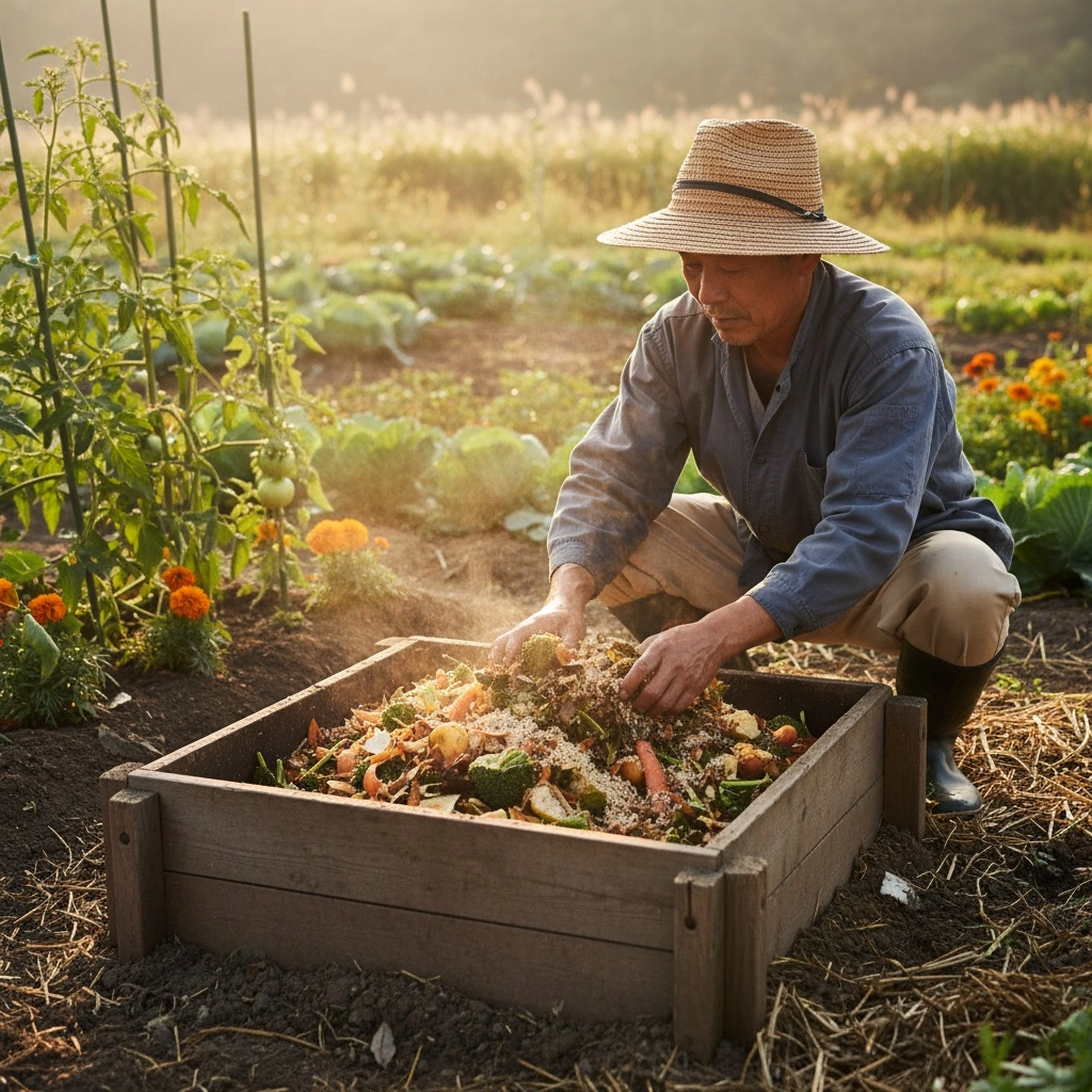 菌ちゃん農法における生ゴミ活用の基本原理