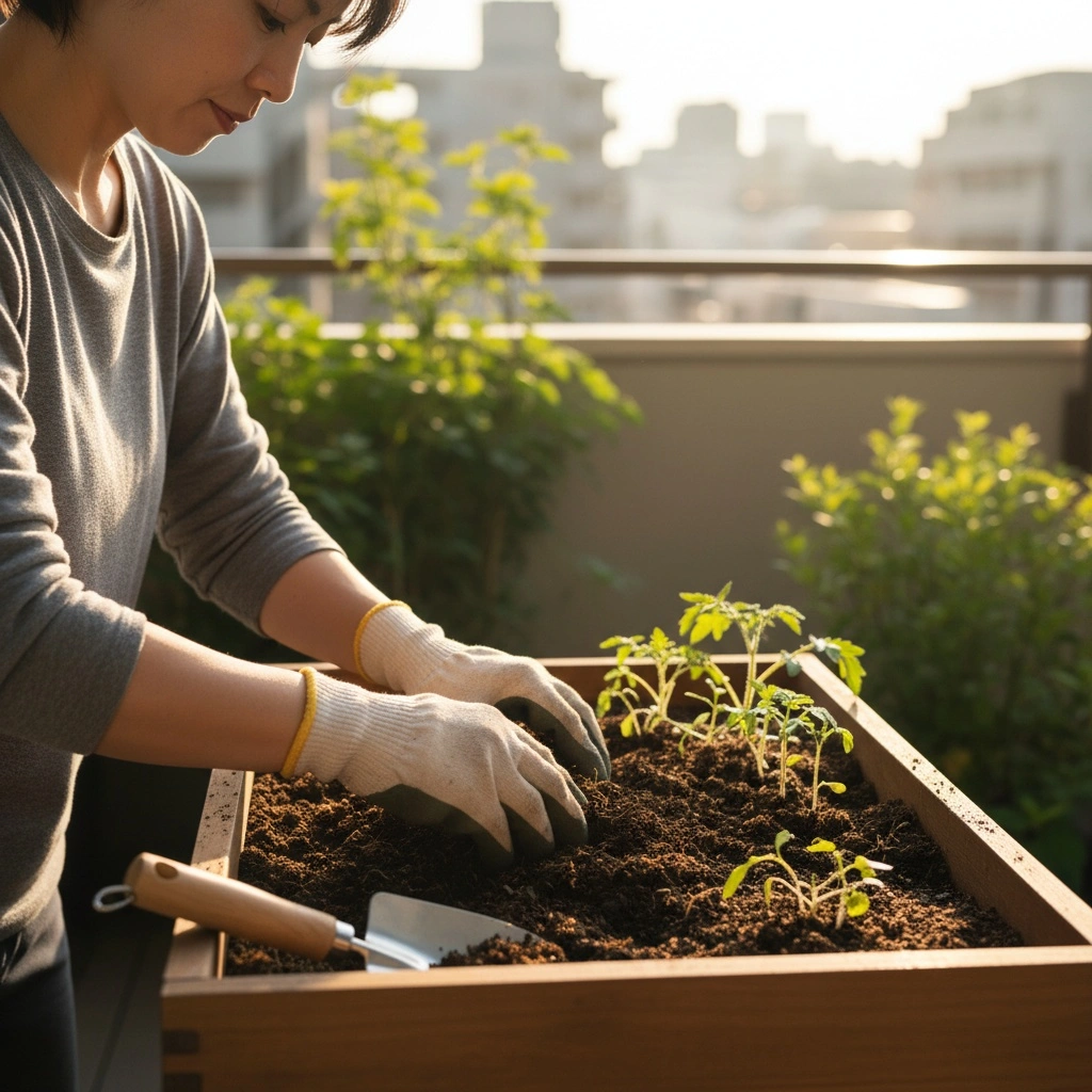 生ゴミ堆肥の実践例:失敗しない家庭菜園への応用術