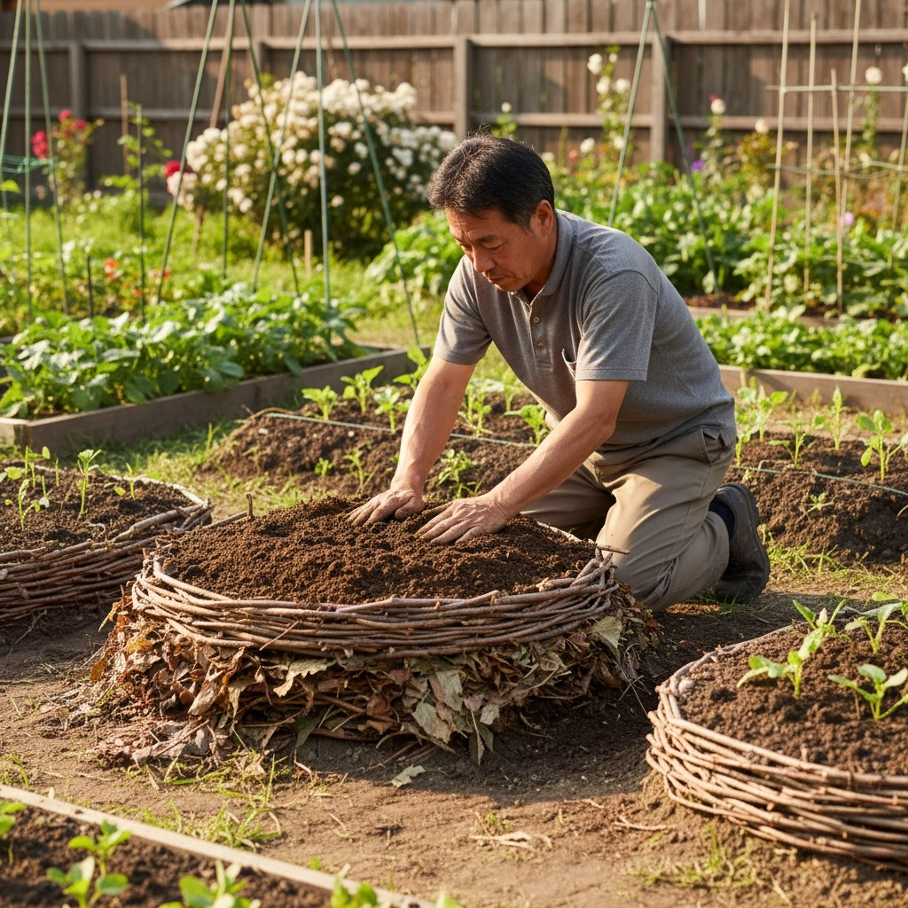 菌ちゃん畝の作り方:初心者向けステップガイド