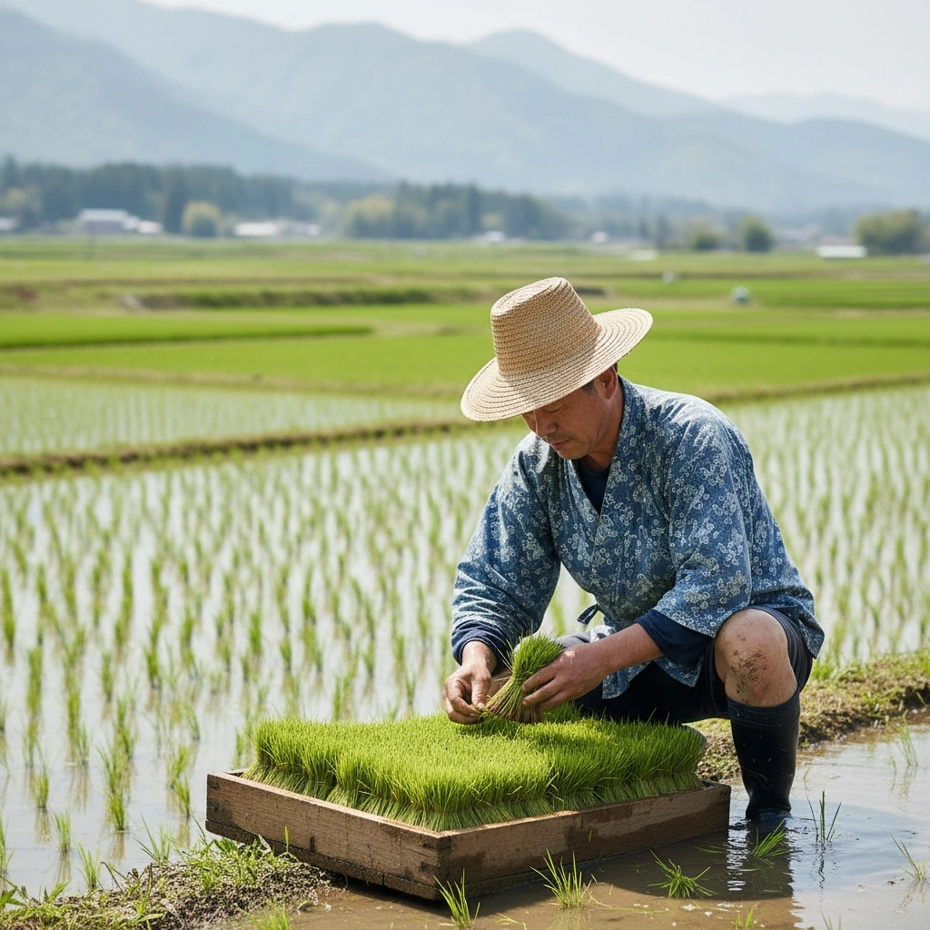 菌ちゃん農法を活かした自然な育苗と田植えの方法