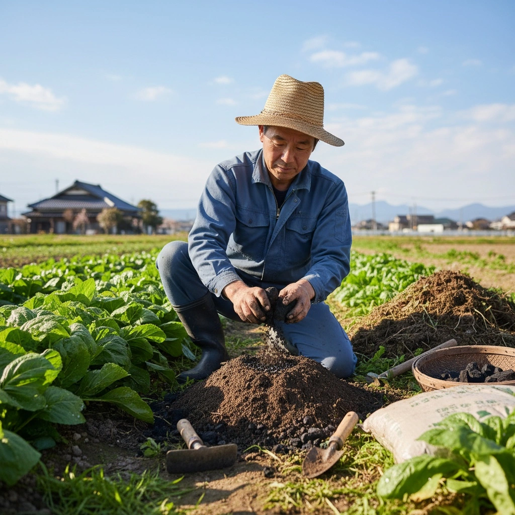 菌ちゃん農法で炭を使用する具体的な方法とその手順