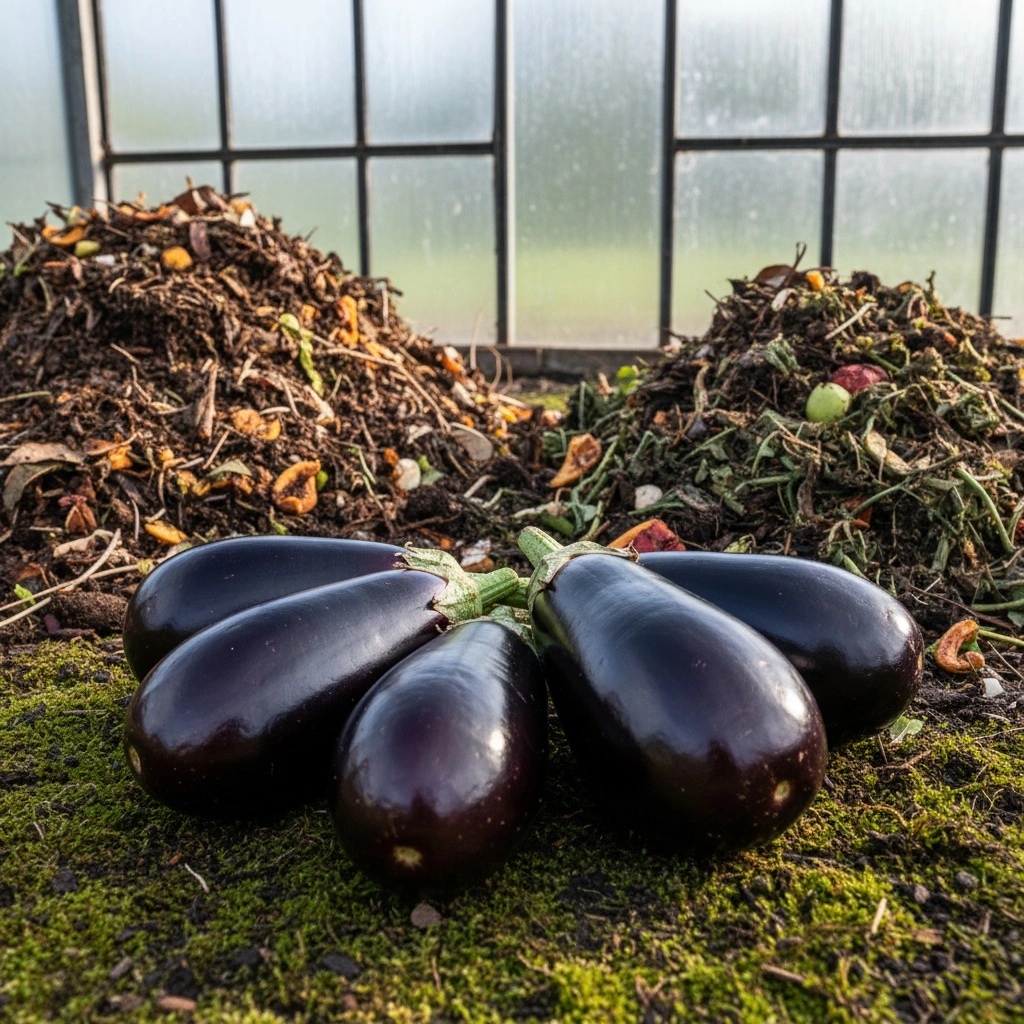 菌ちゃん農法で実現するナスの高品質収穫と味の向上