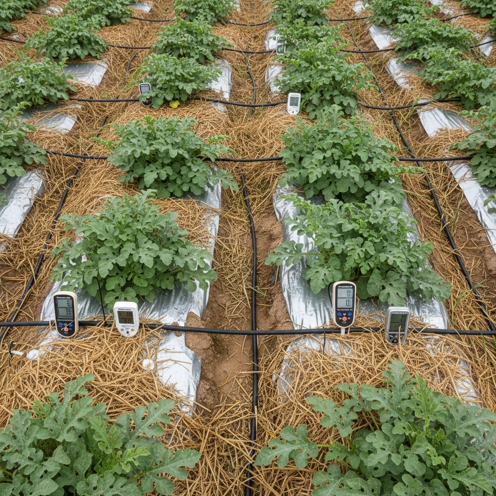 菌ちゃん農法スイカの生育管理:水・温度・養分のバランス