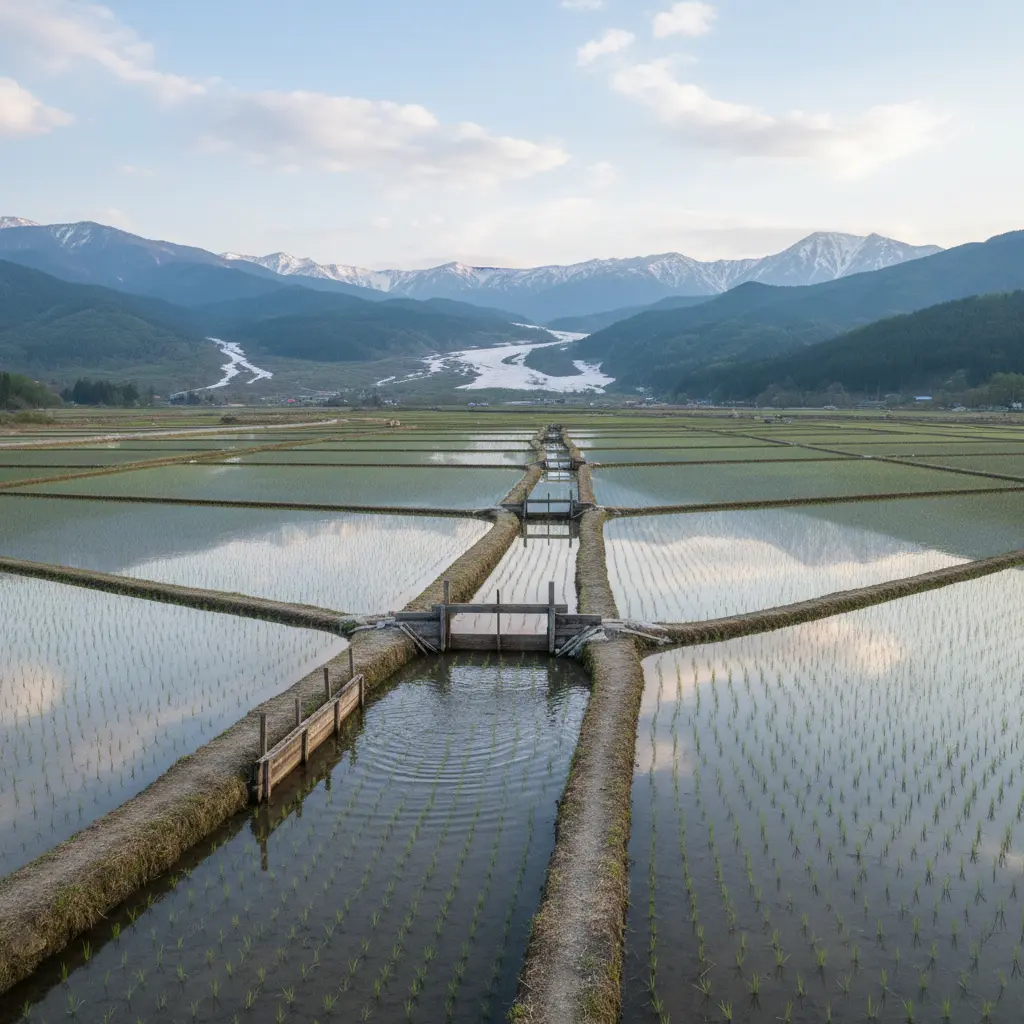 気候・雪解け水が「田んぼ 水張り 何月」に与える影響