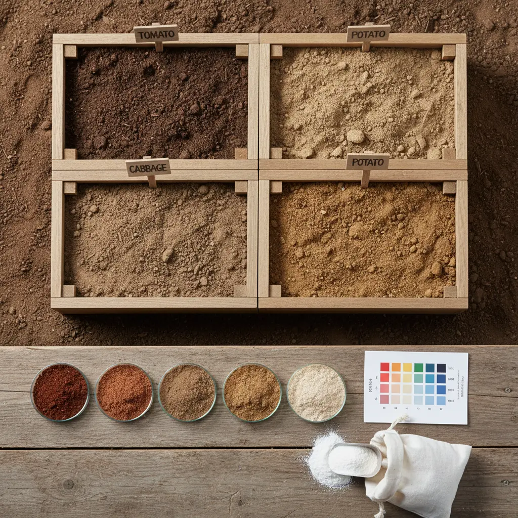 作物別の理想pHと石灰の影響