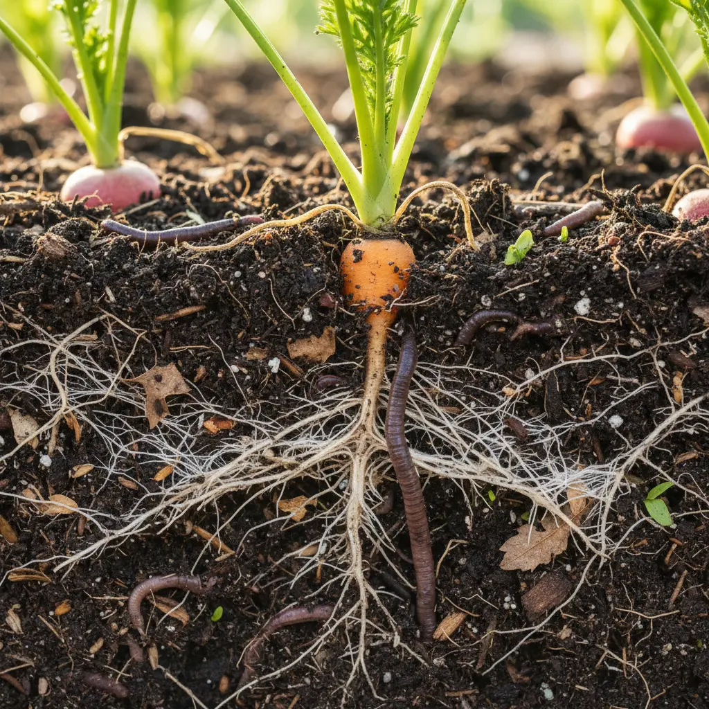 菌ちゃん堆肥の効果と実践事例:生きた土が生む美味しい野菜
