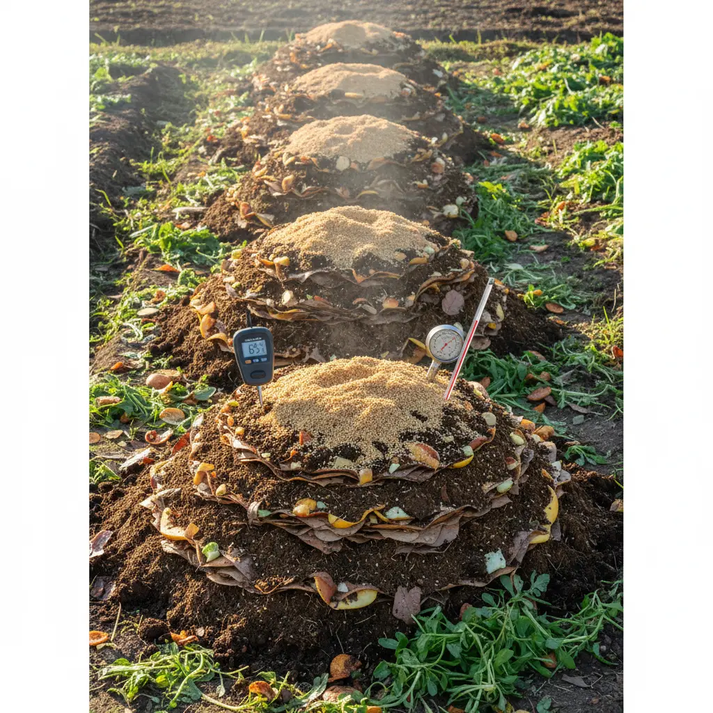 菌ちゃん農法での落ち葉堆肥づくりの手順