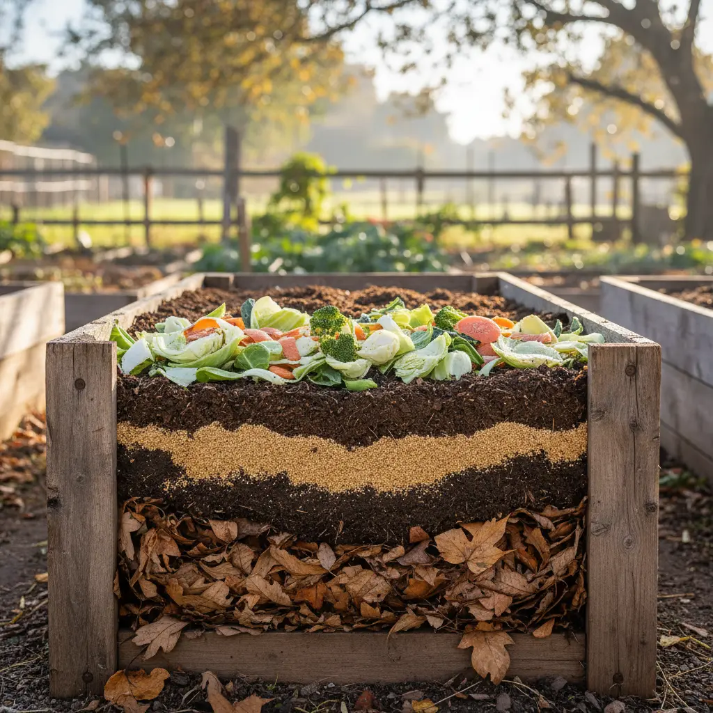 菌ちゃんのエサづくりと畝への投入手順