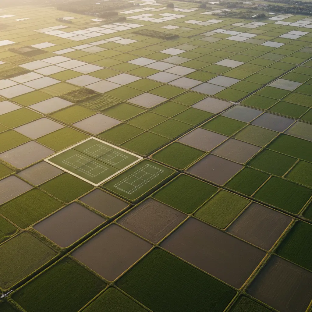 田んぼ一反は何坪?基本の換算と見え方