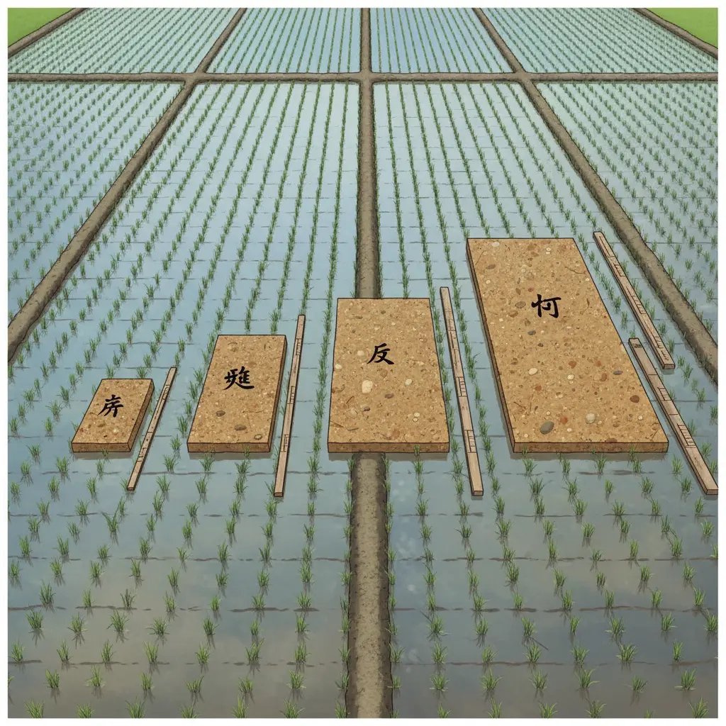 「歩・畝・反・町」から見る田んぼの単位体系