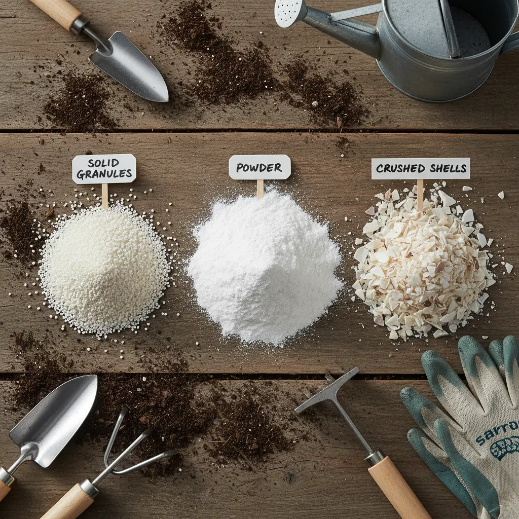 石灰の種類と特徴|苦土石灰・消石灰・有機石灰の違い