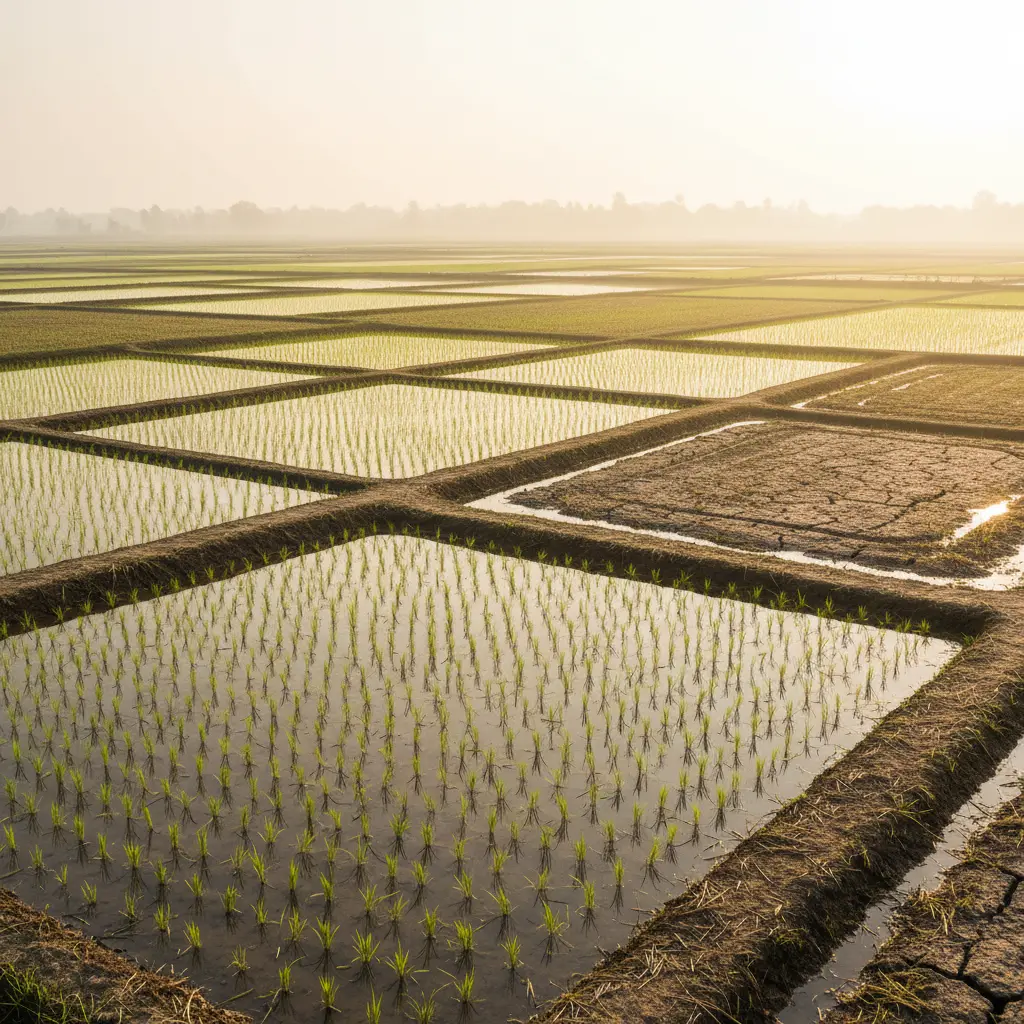 水張り後の水管理:「間断灌漑」と「中干し」の実践法