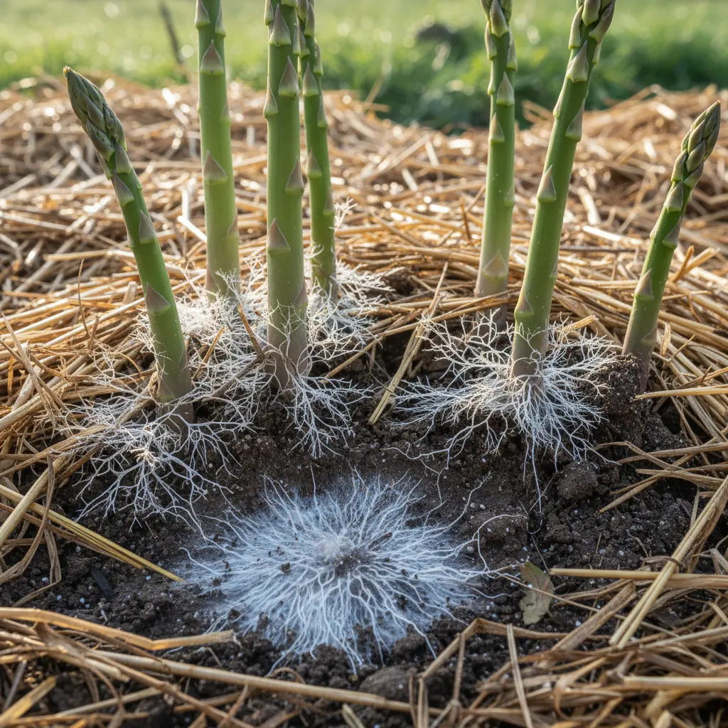 菌ちゃん農法によるアスパラガスの収穫判断と株づくりの最終ステップ