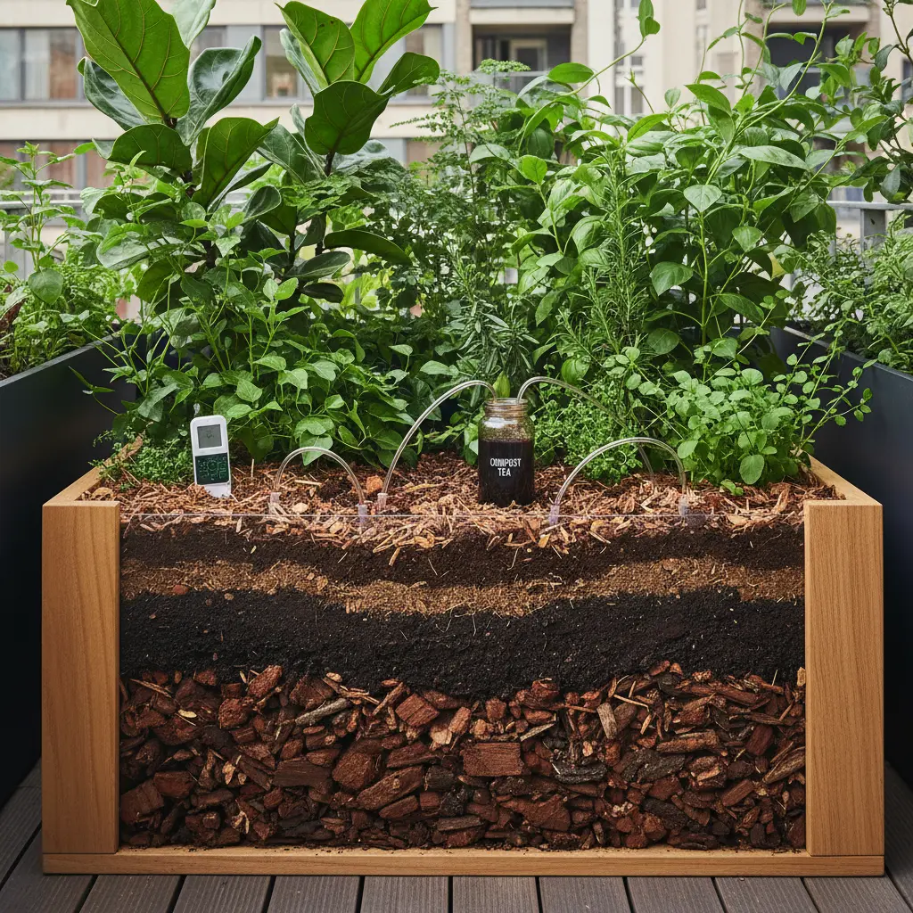 小規模・プランター栽培での菌ちゃん農法連作対策