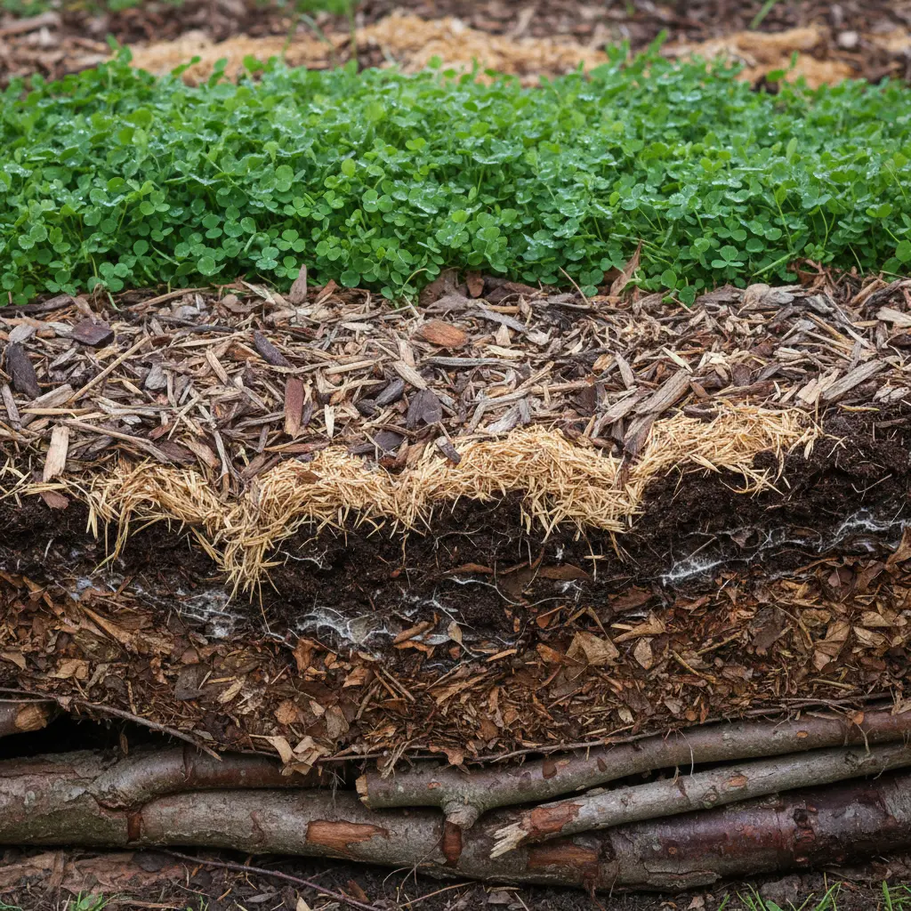 不耕起と有機物を活かす菌ちゃん農法の土づくり実践手順