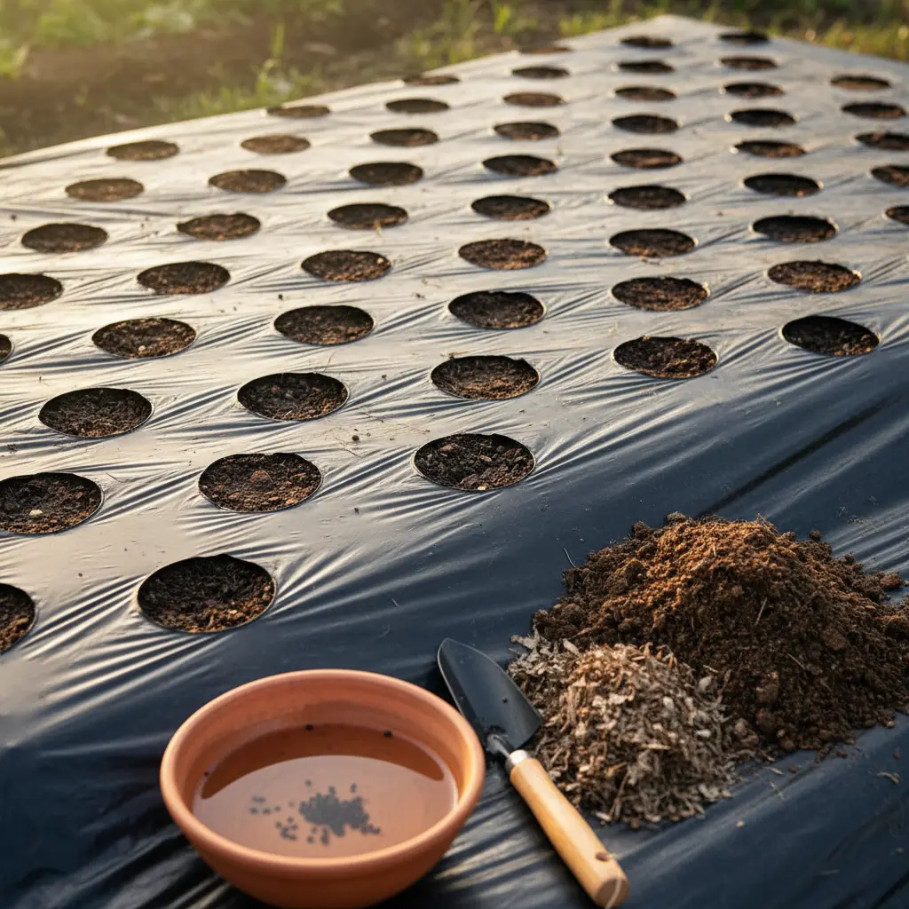 菌ちゃん農法における夏野菜の植え付け手順と種まき設計