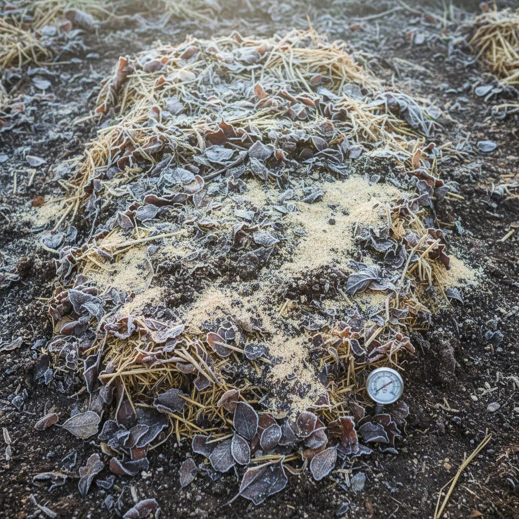 冬に始める菌ちゃん農法の畝づくりと熟成期間の目安