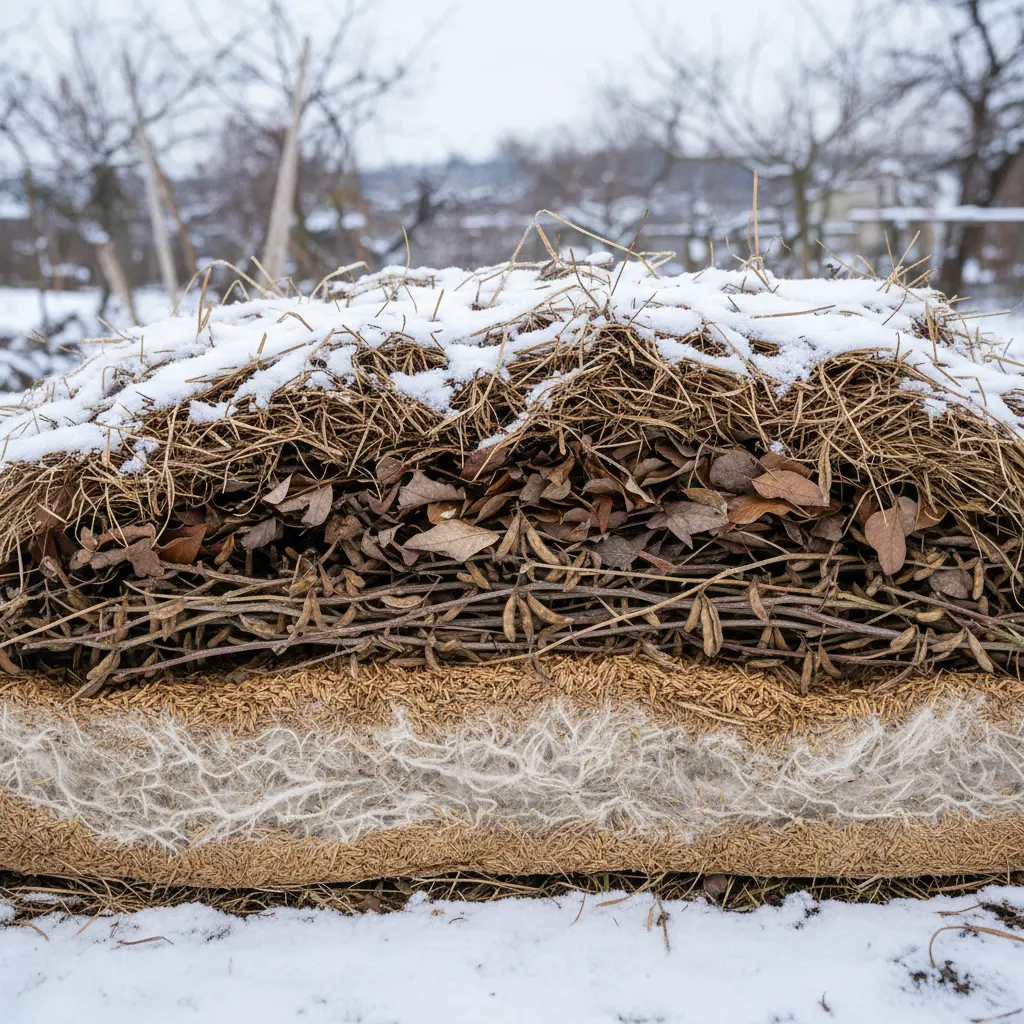 冬に行う菌ちゃん農法の資材選びと層構成の具体手順