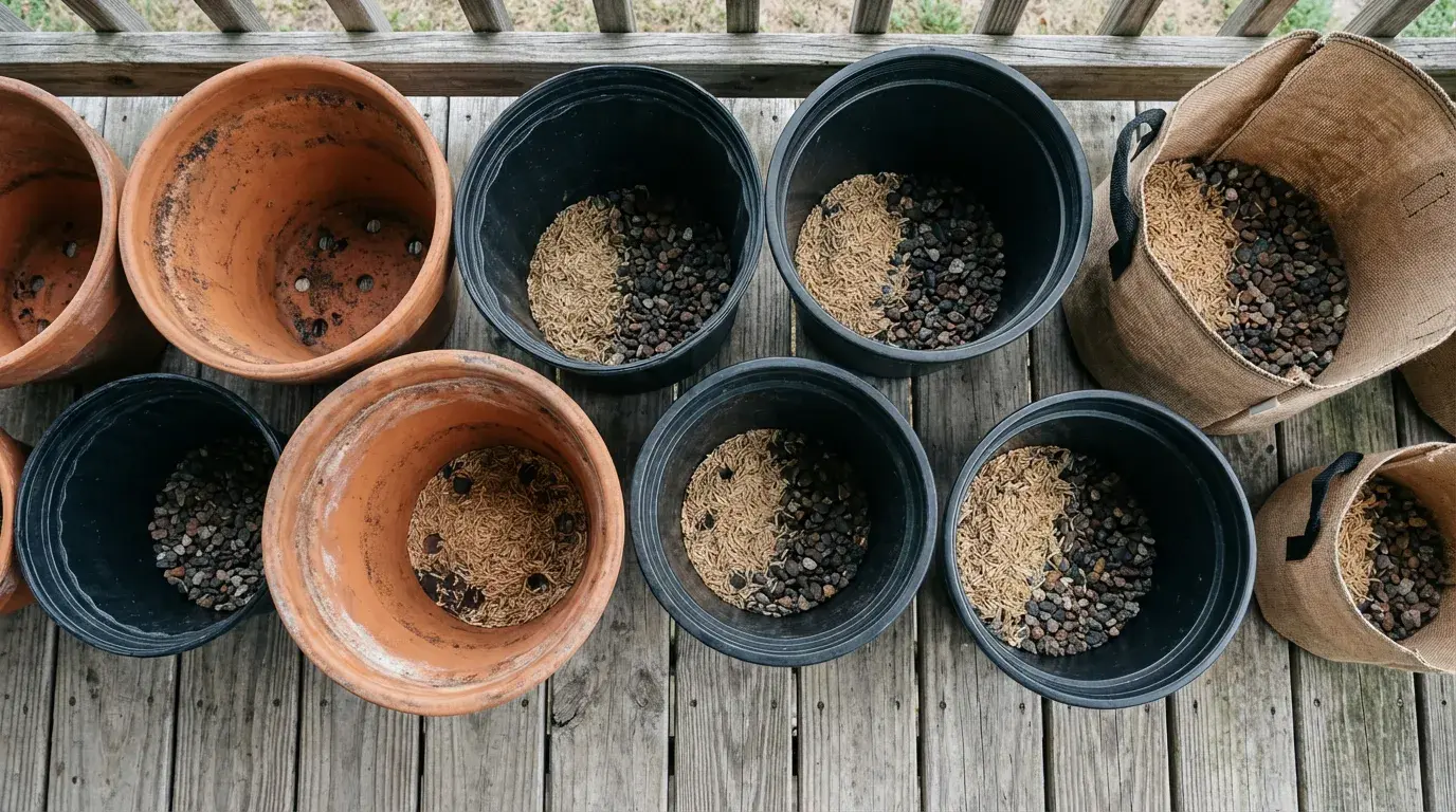 プランター選びと準備のやり方