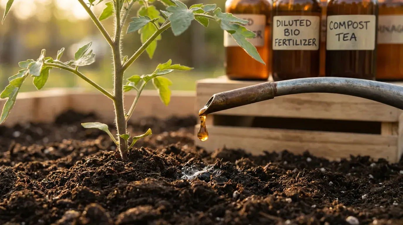 窒素飢餓状態における初期補助施肥と安全な回避手順