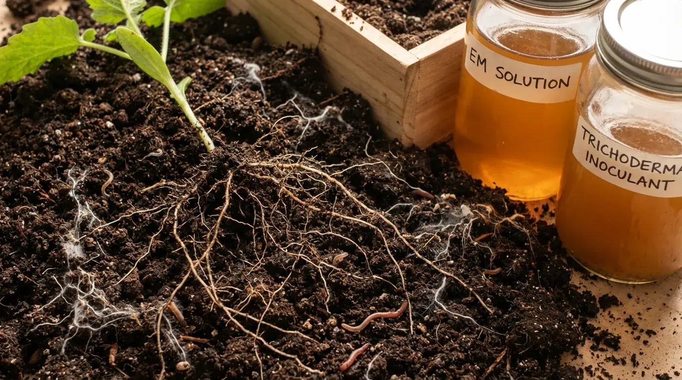 菌ちゃん農法 植え付け後の接種剤活用と苗の活着促進テクニック