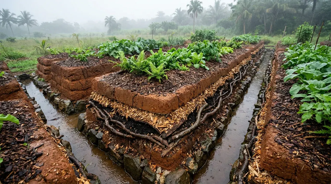 沖縄の気候に合った菌ちゃん農法の栽培設計と畝づくり