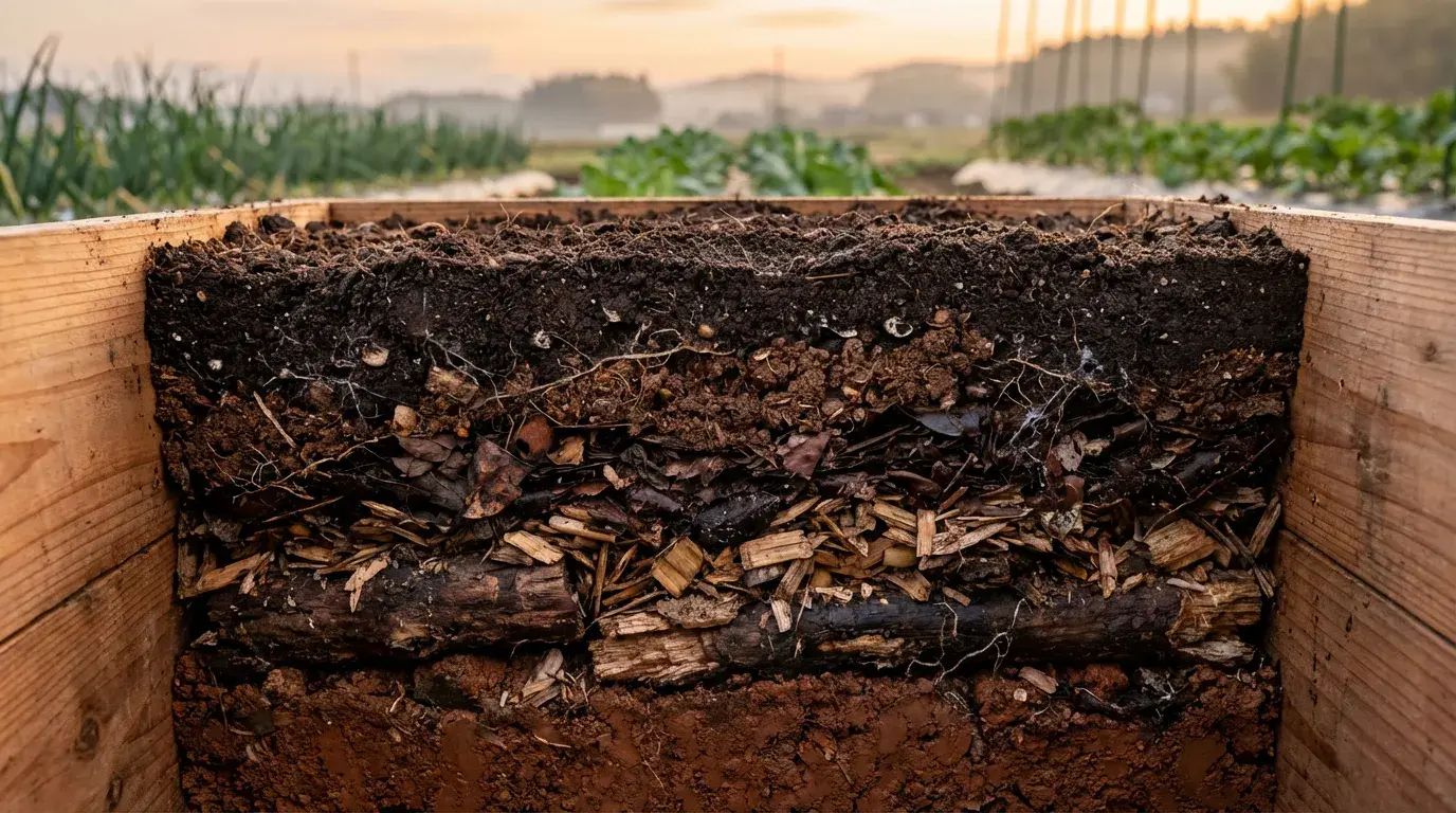 岡山の気候に合わせた菌ちゃん農法の土づくりと高ウネ設計